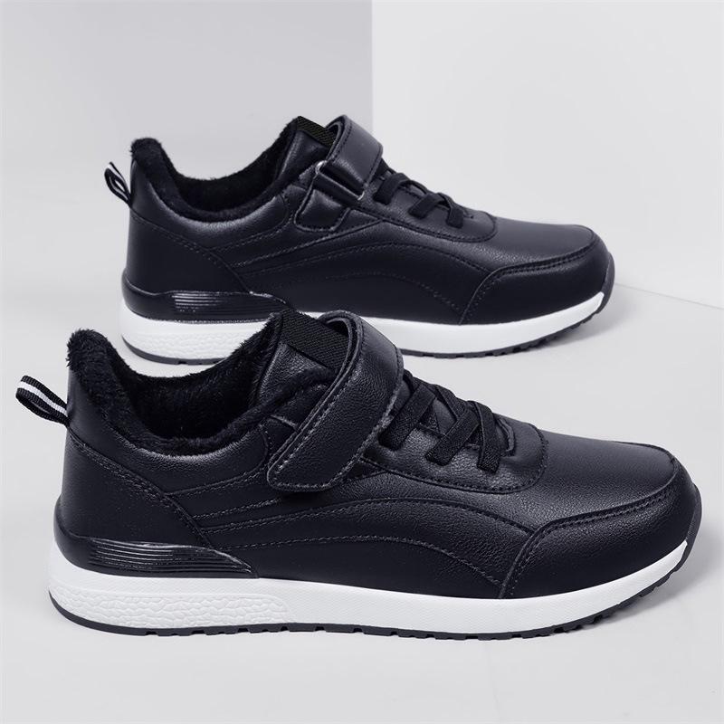 Мужские и женские зимние нескользящие полуботинки для ходьбы — толстые, теплые, с бархатной подкладкой, MX2066