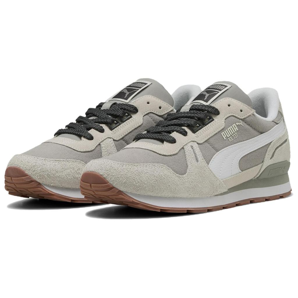 Puma RX 737 Винтажное обновление Серый Эхо Теплый Белый Унисекс Кроссовки 403288-01