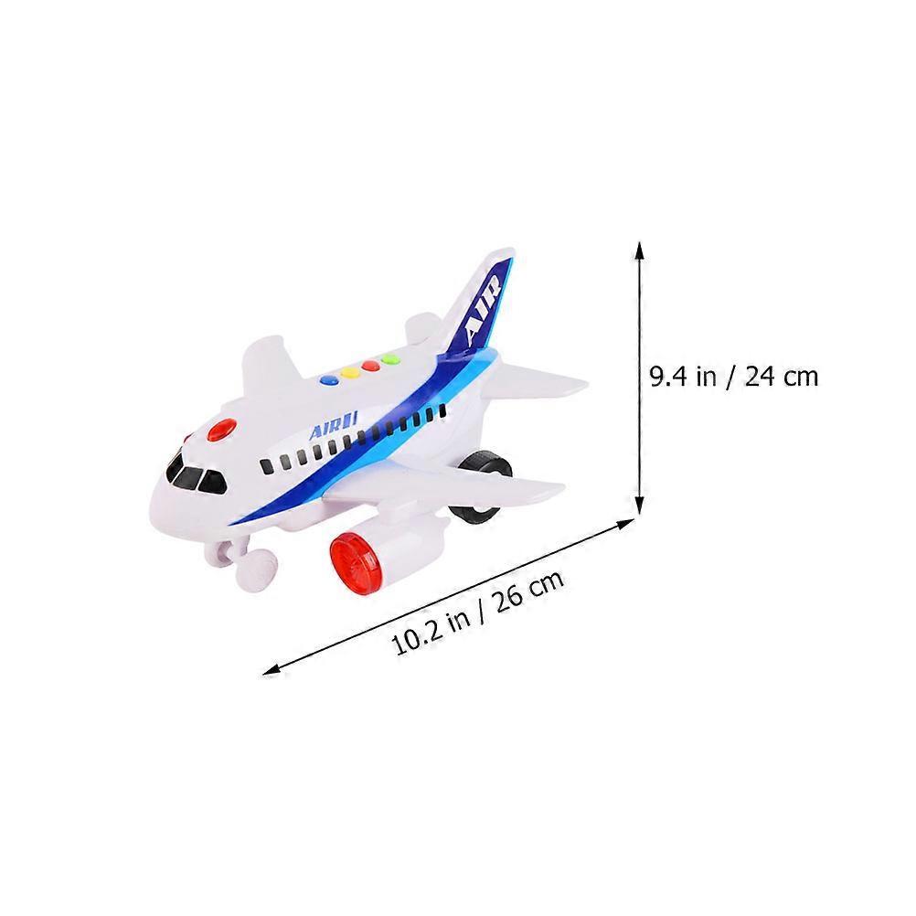 Airplane Model Toy For Children Indoor Play Development 26X24X15cm Moving 1Pack
