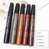 5ml Brow Pen Four Brush Heads Waterproof Natural Effect Pronged Eyebrow Pencil Brush Split Liquid for Women