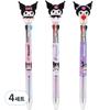 Sanrio Шариковая ручка Kuromi с фигуркой, набор из 3 предметов, случайная доставка, 4 комплекта