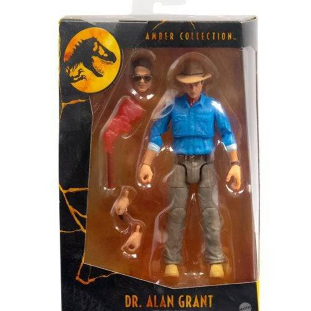 Mattel Jurassic World Jurassic Park Amber Collection Ray Arnold Figure Doll with Working Joints 8 and GWP81 [Dinosaur Toy] [Ages Up]