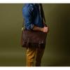 Leather Messenger Bag|Gifts For Men|Leather Laptop Bag|Crossbody Bag Men|Travel Bag|Leather Satchel Bag For Husband
