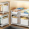 1/2tier,Kitchen Cabinet Pull-out Storage rack,Slide-out Storage Basket Under the Sink,spice rack,Household Items Storage Box