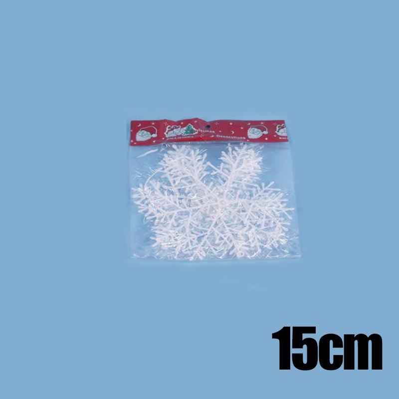 5 упаковок пластиковых матовых снежинок, украшение для рождественской елки, рождественское украшение, снежинки, принадлежности для праздничной вечеринки