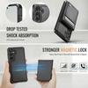 CaseMe Mobile Cover for Samsung S24 S25 Edge Strong Magnetic Kickstand Flip Cover for samsung galaxy S16 Detachable Back Case