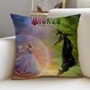Magical WWickedS Cushion Cover Breathable and skinfriendly linen pillowcase square removable and washable cushion