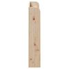 Vidaxl Wezgłowie Do Łóżka, Z Półkami, 90 Cm, Lite Drewno Sosnowe