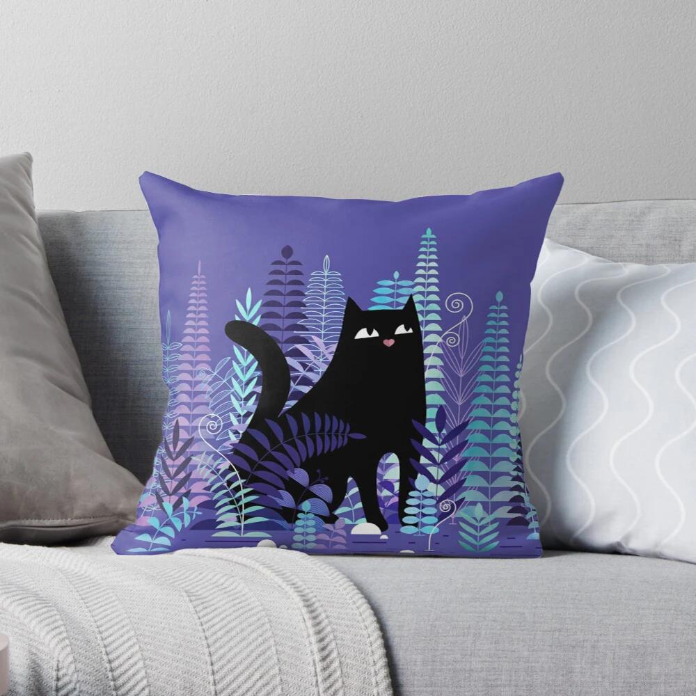 Cute Cat Pillowcase Cushion Cover Nordic Modern Living Room Sofa House Home Decoration