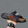 Летние мужские уличные пляжные модные и удобные тапочки на толстой подошве, мягкая подошва, дышащие парные сандалии большого размера, бытовые нескользящие тапочки из ЭВА