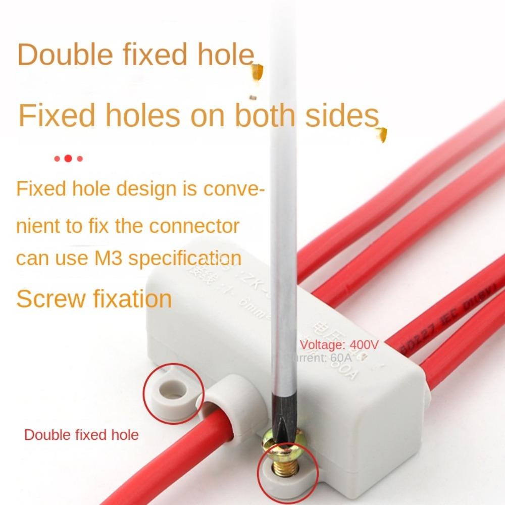 Block Quick Wire Connector Terminal T-type Wiring Terminal Block High Power Branch Terminal