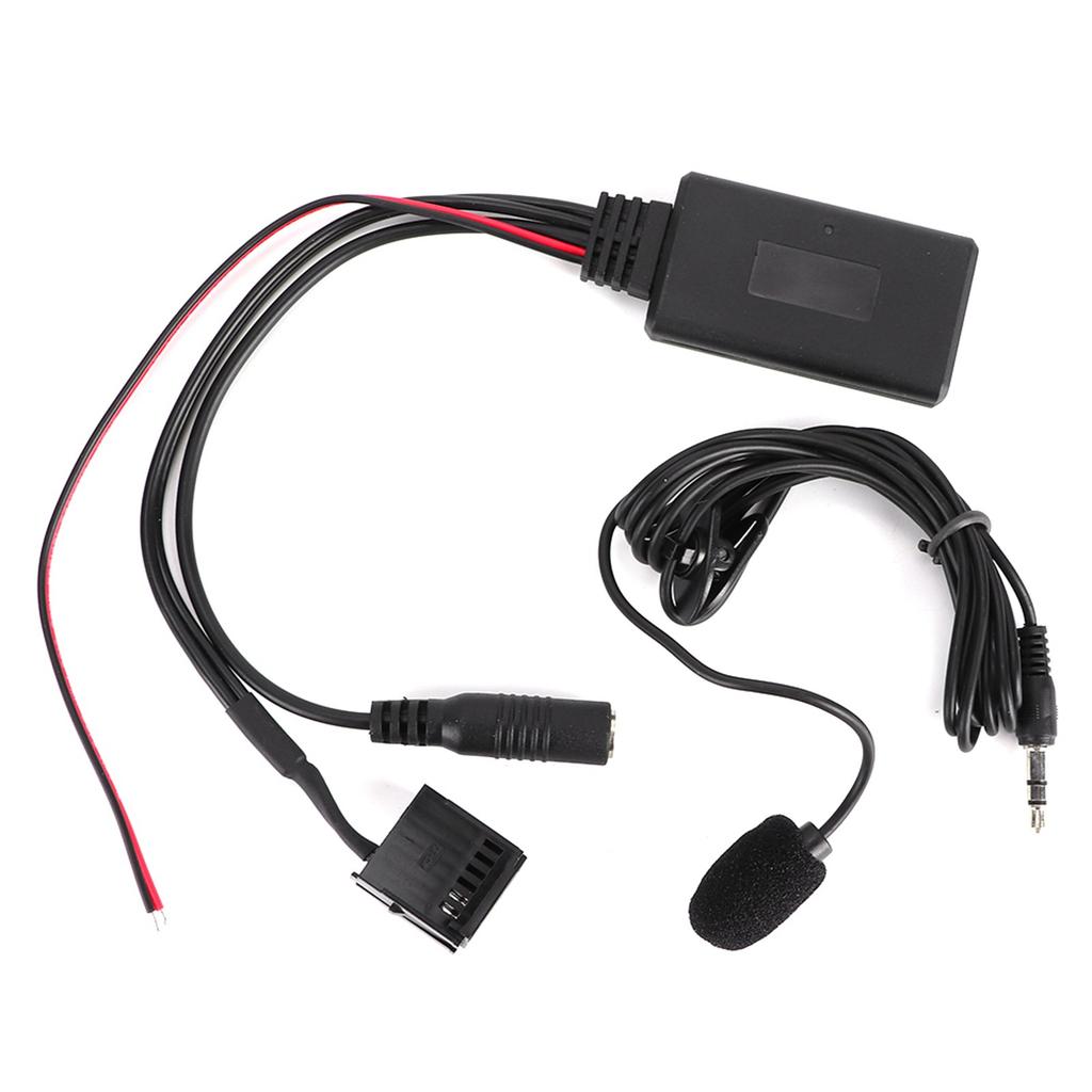 Car Bluetooth AUX‑IN Cable Adapter with Microphone Handsfree Calling Fit for Ford Focus 6000CD