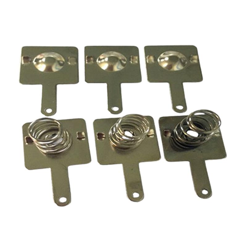 100 шт./компл. батарейка типа Aa или Aaa, пружина 7, нет. Положительные и отрицательные контакты Аккумуляторная шрапнель