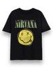 Футболка с коротким рукавом Nirvana унисекс черная официальный мерч