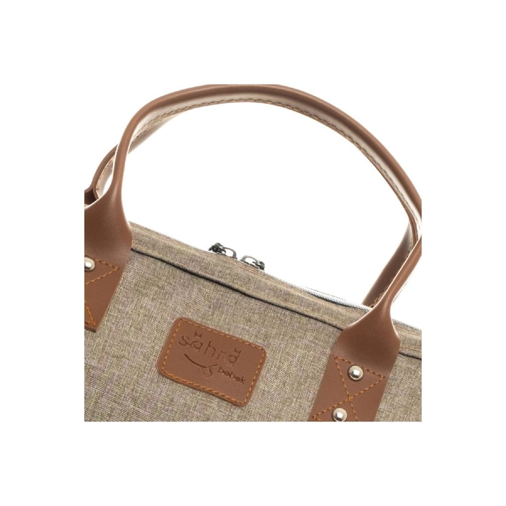 Черно-серый рюкзак для ухода за мамой и ребенком с бутылочкой-термосом, водонепроницаемая коляска с вешалкой