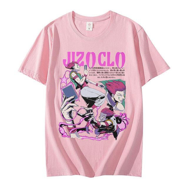 Аниме Hunter X Hunter Футболка Манга Курапика Хисока Killua Zoldyck Графические футболки Мужские Harajuku Негабаритные футболки унисекс Одежда для пар