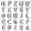 European New Plated Copper 26 Letter Thin Clip Charm Bead Fit Original Bracelet Jewelry For Gift