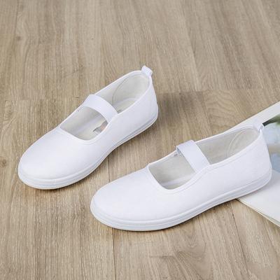 Белые кроссовки, белые сетчатые туфли, школьные туфли для мальчиков и девочек, гимнастические туфли, маленькие белые туфли, обувь для боевых искусств, работа медсестры, белая ткань