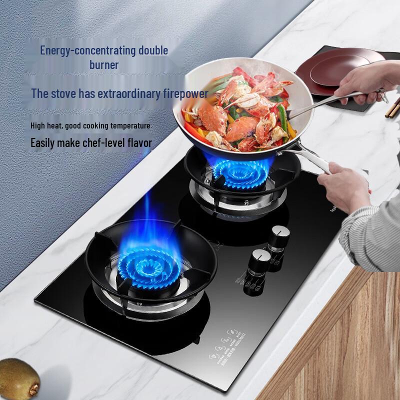 Royalstar Dual Burner Built-in Gas Cooktop CN plug (adapter included)