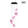 Solar Lights Outdoor Butterfly Dragonfly Hummingbird Wind Chimes Color Changing Waterproof Solar Powered Led Wind String Lights Hanging Lights