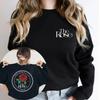 The Rose Once Upon A WRLD Tour Sweatshirt Cute Concert Hoodie Korean Rock Shirt Women's Crewneck Sweatshirt Kpop Graphic Hoodies