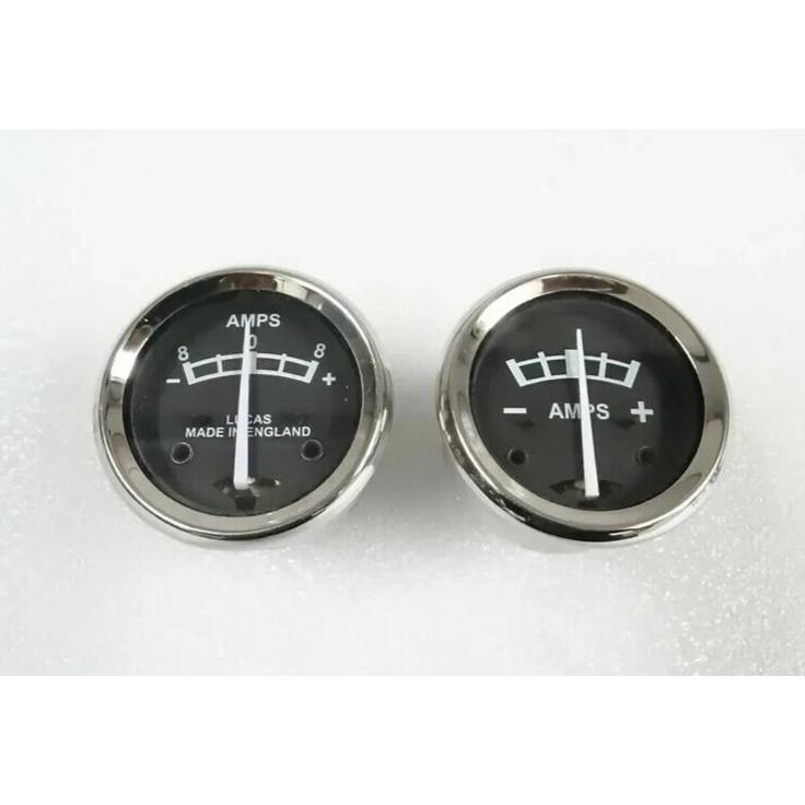 Lucas Ammeter Amp Meter BSA Norton Triumph Matchless Ariel Velocette (Pair) |Fit