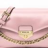 Michael Kors Soho Золотая Фурнитура Искусственная Кожа Смесь Сумка Через Плечо Ручная Сумка Маленькая Женская Розовый