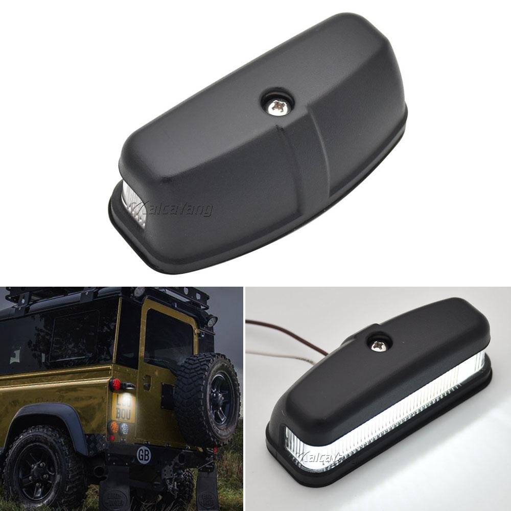 Светодиодный фонарь номерного знака для Land Rover Defender 90 110 130 1990-2016 серии 2 2A и 3, все модели, белый задний фонарь