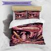 3PC Custom Name Glamorous Hair Tools Fantasy Bedding Set Duvet Cover Closure Includes 1 Duvet Cover & 2 Pillowcases for Bedroom