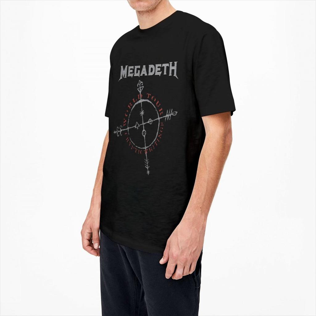 Футболка Megadeths Cryptic Writings для мужчин и женщин, 100% хлопок, забавная, с круглым вырезом, черная металлическая, дэт-метал-футболка, короткий рукав, одежда, уникальная