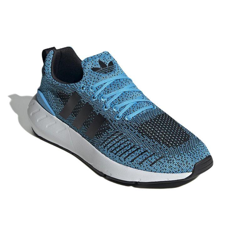 Adidas Swift Run 22 Sky Rush Black Unisex Sneakers Blue Core-Black GZ3506