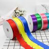 Single Face Ribbons 100% Polyester 20 Solid Color 4 cm Wide Ribbon 100Y for Birthday Decoration