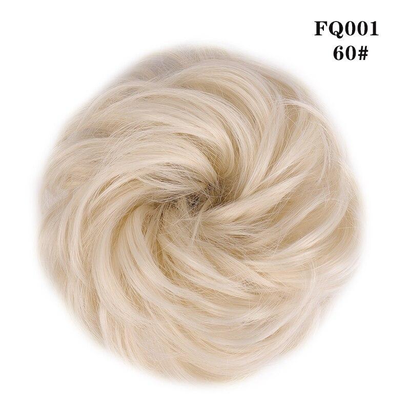 Hair Ring Wig New Synthetic Hair Scrunchies Chignon Elastic Band Made Of Hair Messy Curly Hair Bun Hairpiece Ponytail For Women Heat Resistan LUPU