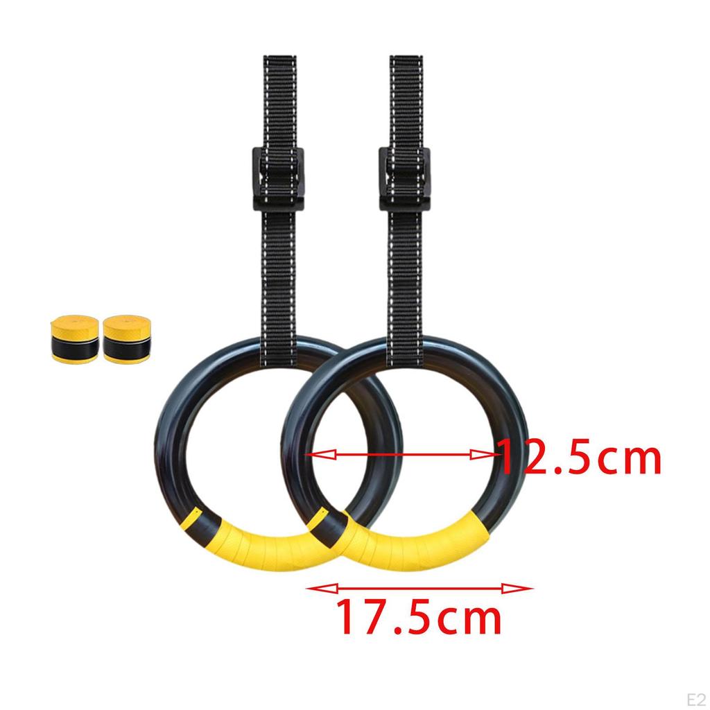 Гимнастические кольца для упражнений с регулируемым ремнем в подарок, силовые тренировки, кольца для спортзала, для парка