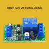 Модуль реле задержки времени 12 В постоянного тока, плата переключателя таймера с регулируемой задержкой в секундах, модуль переключения с задержкой включения и выключения