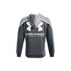 Rival Amp Color Block Fleece Hooded Training Sweatshirt Men Sweatshirt Peach Gray 1357090-012
