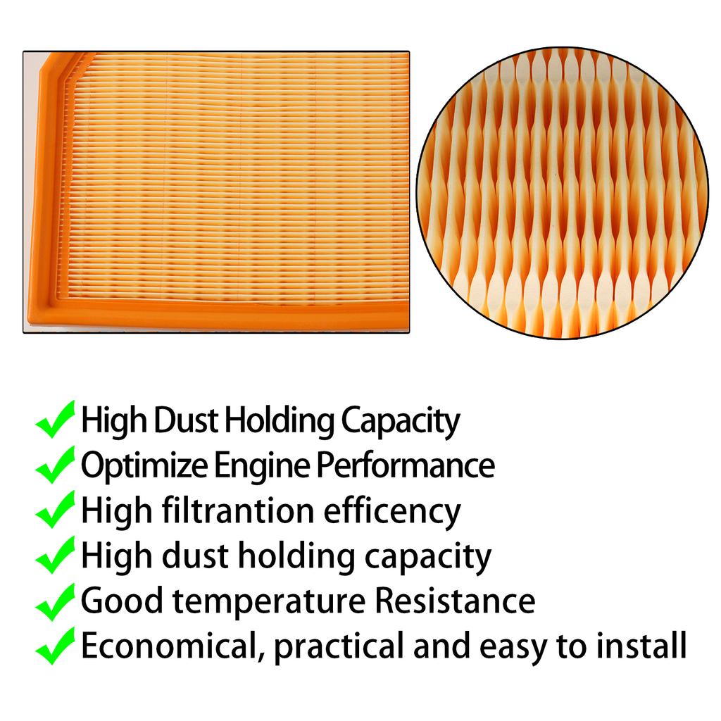 Car Engine Air Filter Cleaner Element 13717797465 For BMW 1/3 Series E90 E91 E92 E93 E81 E84 E87 116d 318d 320d 325d 330d X1 E84