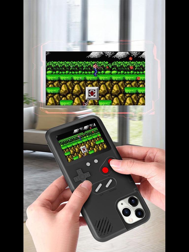 Цветной чехол в виде ретро-игровой консоли для iPhone 13/12 Pro Max/11/XR