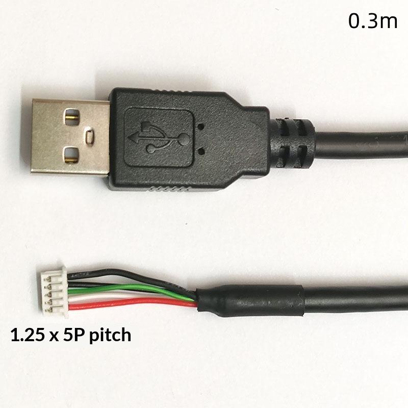 1 шт. USB 2.0 на MX1.25 Кабель с разъемом 30 см/50 см/1 м/1,5 м 4/5-контактный разъем для USB-камер Высококачественный и прочный USB A кабель
