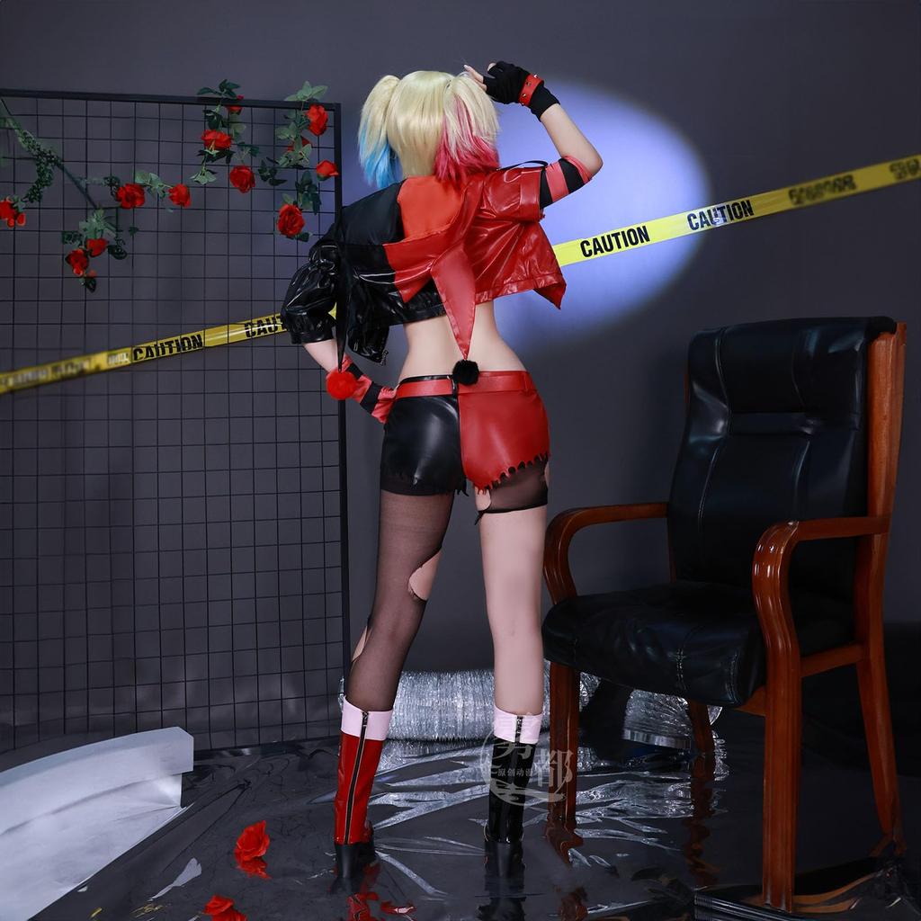 Isekai Suicide Squad Harley Quinn Косплей Хэллоуин с париком [milky time]