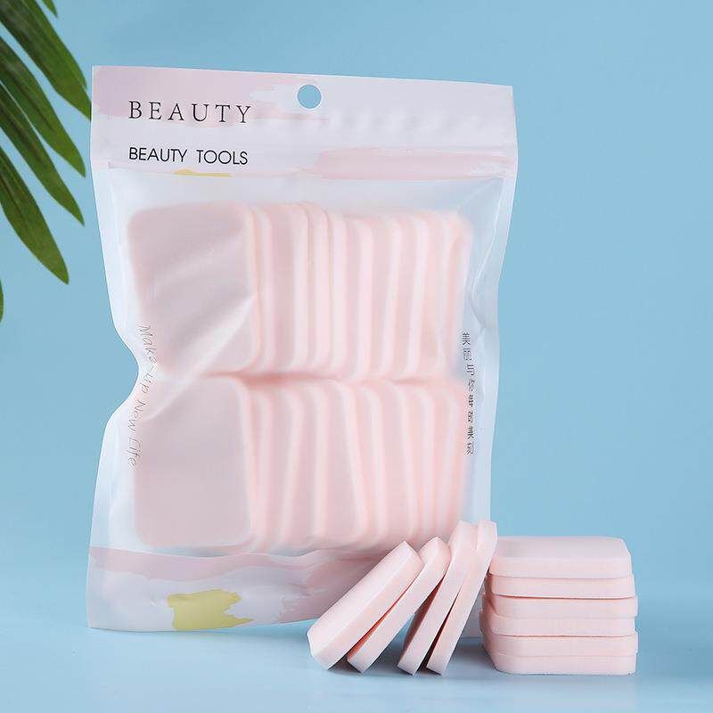 20 Pieces of Wet and Dry Dual-Use Foundation Bb Cream Makeup Cotton Sponge Puff Beauty Tools Genuine Product