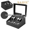 Automatic Rotating Watch Winder Box with Electric Motor for Mechanical Watches