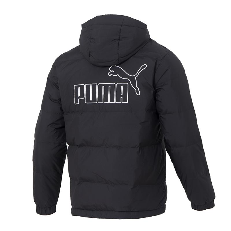 Puma Логотип Ветрозащитный Уличный Утиный Пух Теплый С Длинным Рукавом Пуховик Унисекс верхняя одежда 692811-01