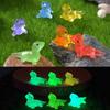 10Pcs/set Mini Lizards Glow At Dark Lizard Vivarium DIY Accessories Mimiature Figurines Fairy Garden Decoration Kawaii Animals
