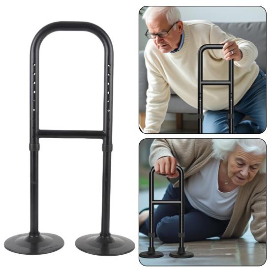Двойная база Помощь для стояния 8 регулируемых по высоте Помощь для стояния для пожилых людей Беременная женщина
