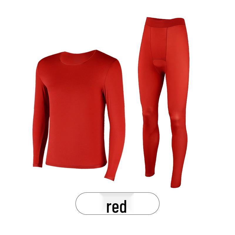 Мужской осенне-зимний набор для красоты кожи: Теплое нижнее белье с гиалуроновой кислотой, ультратонкое, невидимое, антистатическое базовое белье, одежда, питающая кожу.