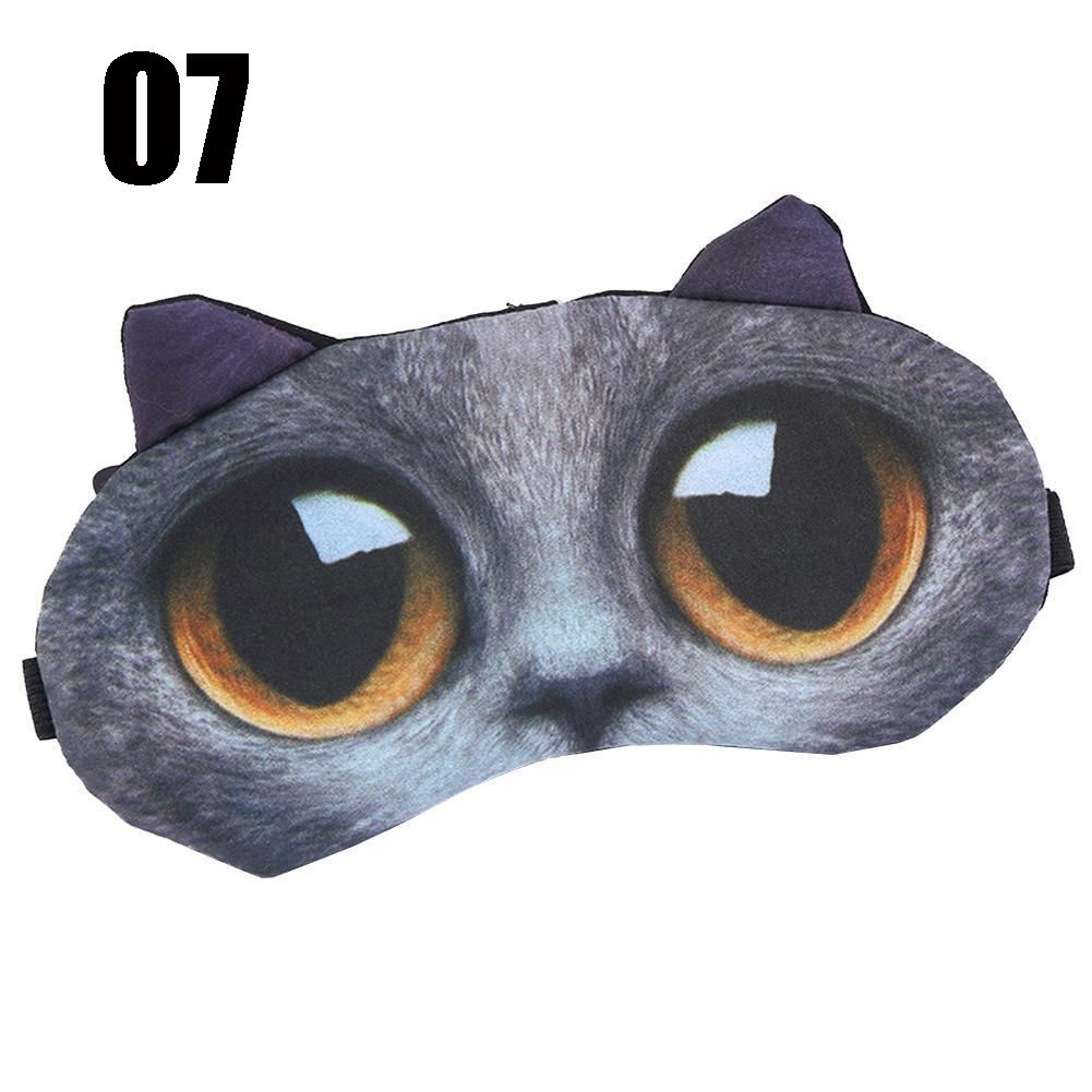 Hot Fashion Cartoon Animal Blindfold Sleeping Aid Shade Cover 3D Sleeping Eyepatch Nap Eye Mask