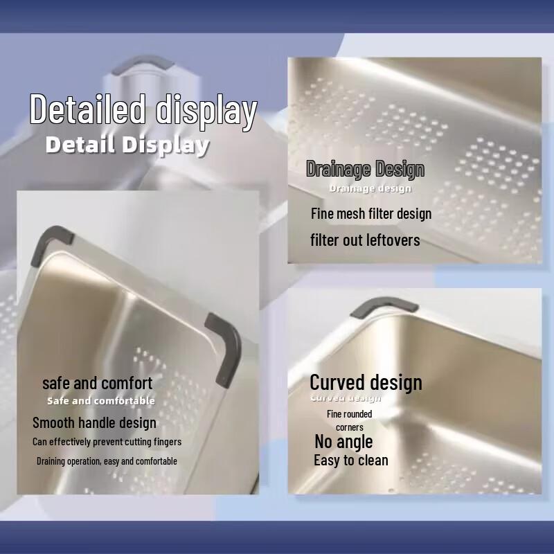 CHENDU Stainless Steel Auxiliary Sink Bowl