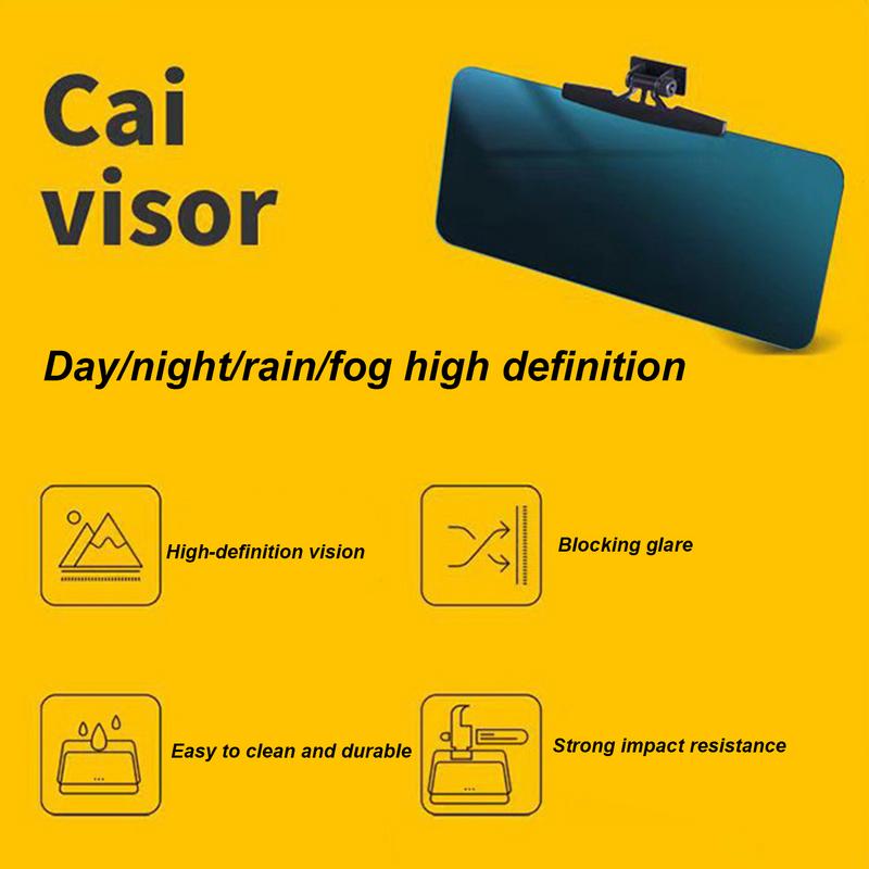 New Car Visor Extender Windshield Sun Blocker Anti-Glare Weatherproof Sunvisor Extension Car 180-Degree Rotation Car Sun Blocker