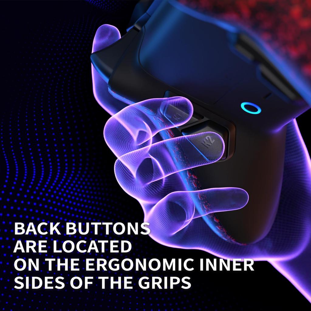 EXtremeRate VICTOR S Набор для переназначения кнопок для Xbox One S/X (Контроллер не входит в комплект) [Текстурированный красный]